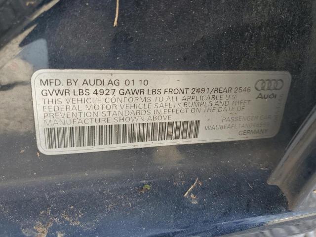 Photo 11 VIN: WAUBFAFL1AN046999 - AUDI A4 PREMIUM 