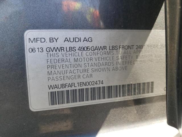 Photo 9 VIN: WAUBFAFL1EN002474 - AUDI A4 PREMIUM 