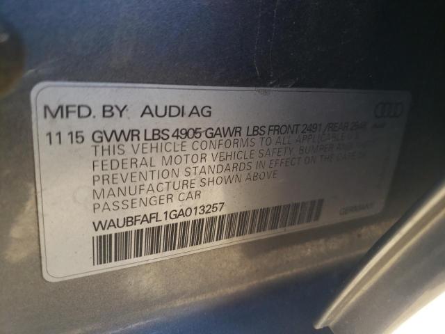 Photo 11 VIN: WAUBFAFL1GA013257 - AUDI A4 