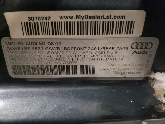 Photo 9 VIN: WAUBFAFL2AN019133 - AUDI A4 PREMIUM 