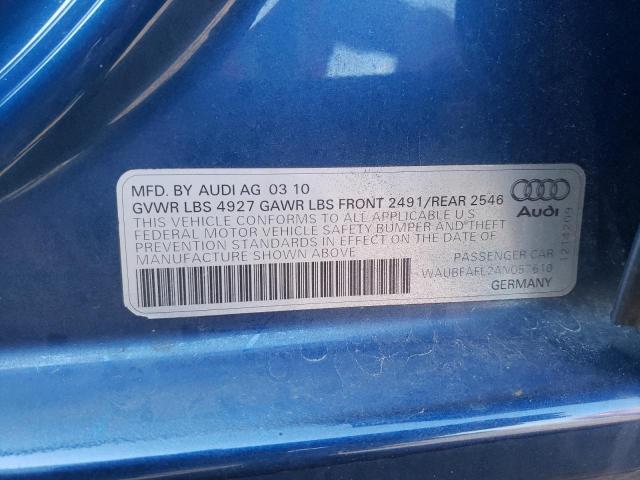 Photo 9 VIN: WAUBFAFL2AN057610 - AUDI A4 PREMIUM 