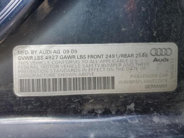 Photo 11 VIN: WAUBFAFL3AN022526 - AUDI A4 