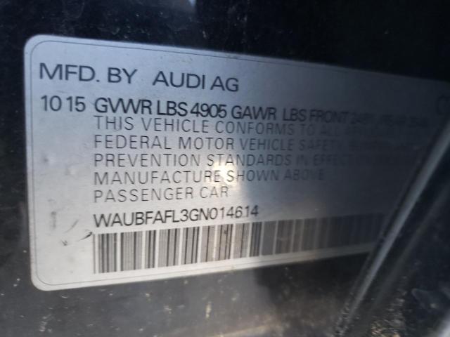 Photo 9 VIN: WAUBFAFL3GN014614 - AUDI A4 