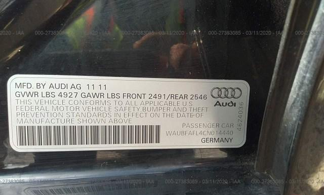 Photo 8 VIN: WAUBFAFL4CN014440 - AUDI A4 