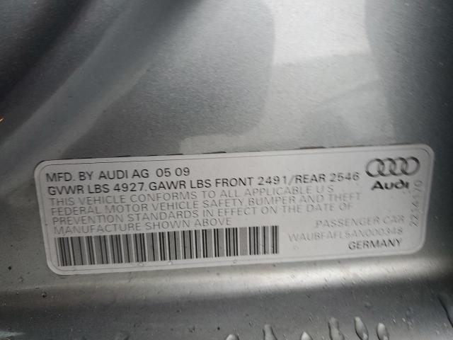 Photo 11 VIN: WAUBFAFL5AN000348 - AUDI A4 PREMIUM 