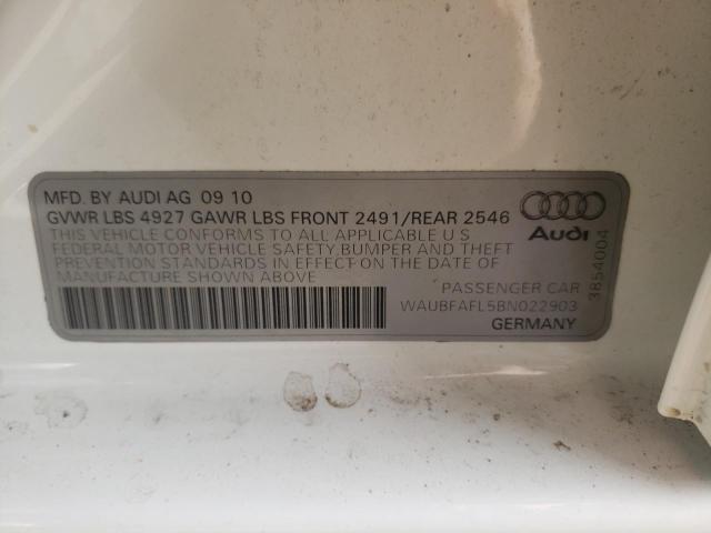 Photo 9 VIN: WAUBFAFL5BN022903 - AUDI A4 PREMIUM 