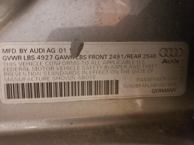 Photo 9 VIN: WAUBFAFL5BN041645 - AUDI A4 PREMIUM 