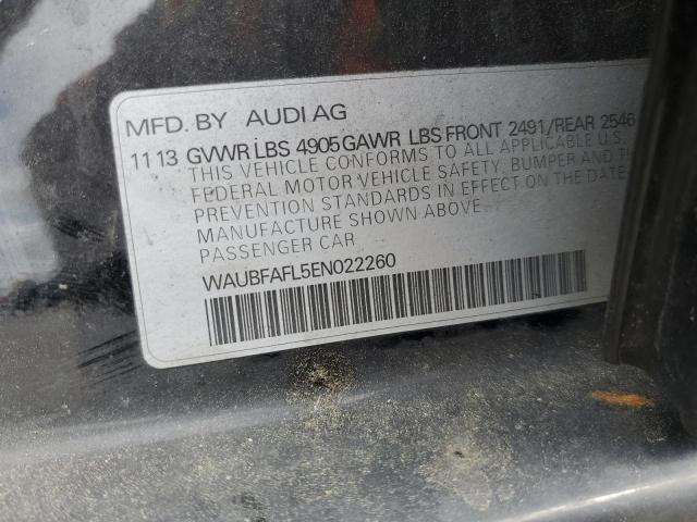 Photo 12 VIN: WAUBFAFL5EN022260 - AUDI A4 PREMIUM 