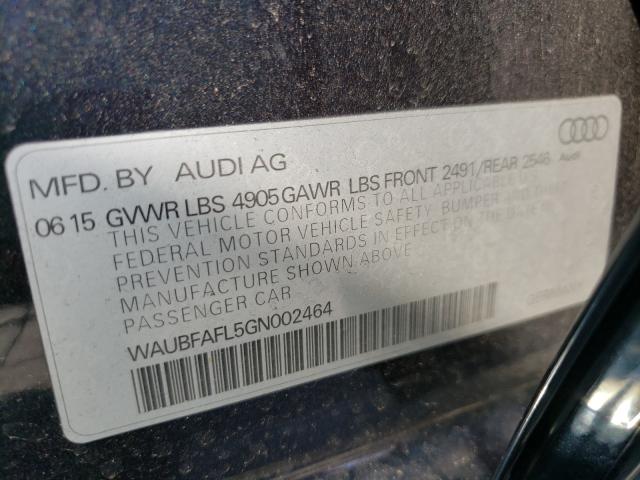 Photo 9 VIN: WAUBFAFL5GN002464 - AUDI A4 PREMIUM 