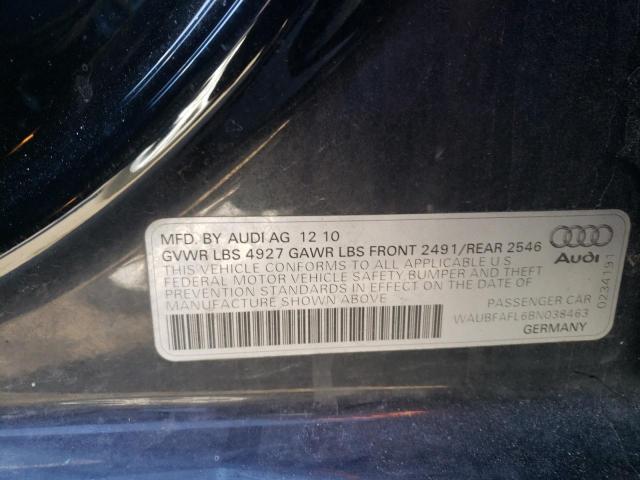 Photo 9 VIN: WAUBFAFL6BN038463 - AUDI A4 PREMIUM 