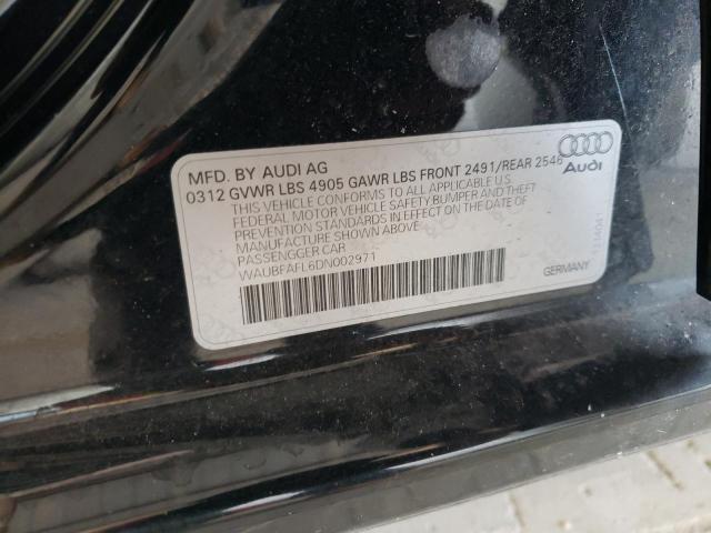 Photo 12 VIN: WAUBFAFL6DN002971 - AUDI A4 