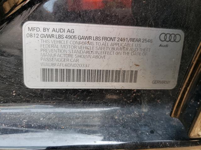 Photo 9 VIN: WAUBFAFL6DN020337 - AUDI A4 