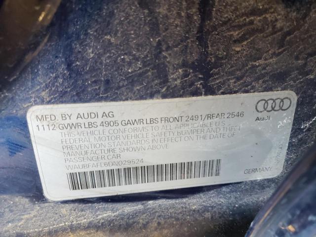 Photo 11 VIN: WAUBFAFL6DN029524 - AUDI A4 