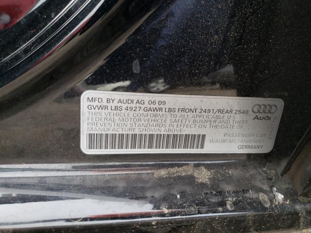 Photo 9 VIN: WAUBFAFL7AN005051 - AUDI A4 PREMIUM 