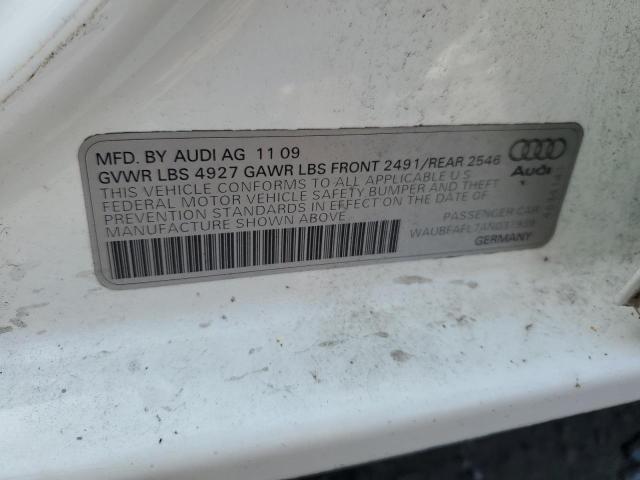 Photo 11 VIN: WAUBFAFL7AN031939 - AUDI A4 PREMIUM 