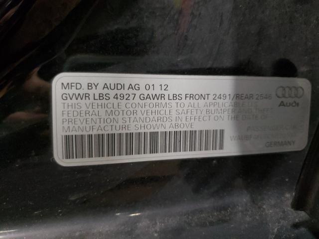 Photo 9 VIN: WAUBFAFL7CN020104 - AUDI A4 PREMIUM 