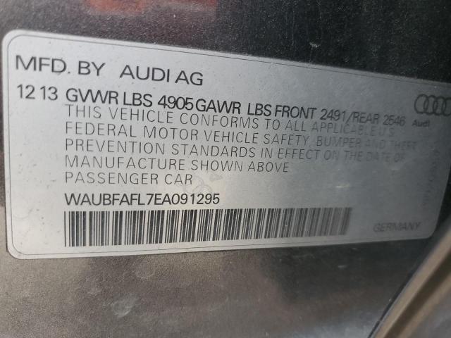 Photo 12 VIN: WAUBFAFL7EA091295 - AUDI A4 