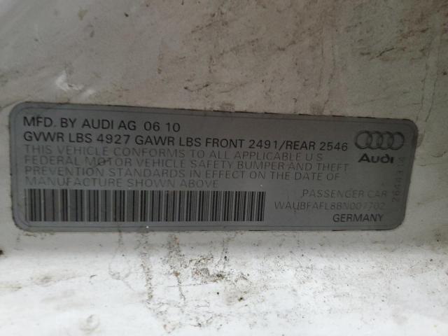 Photo 9 VIN: WAUBFAFL8BN007702 - AUDI A4 PREMIUM 