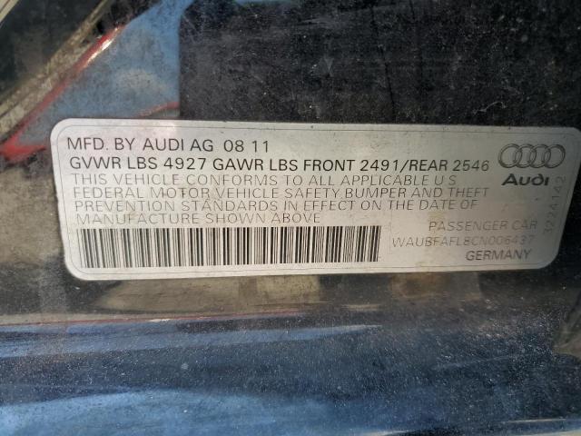 Photo 12 VIN: WAUBFAFL8CN006437 - AUDI A4 PREMIUM 