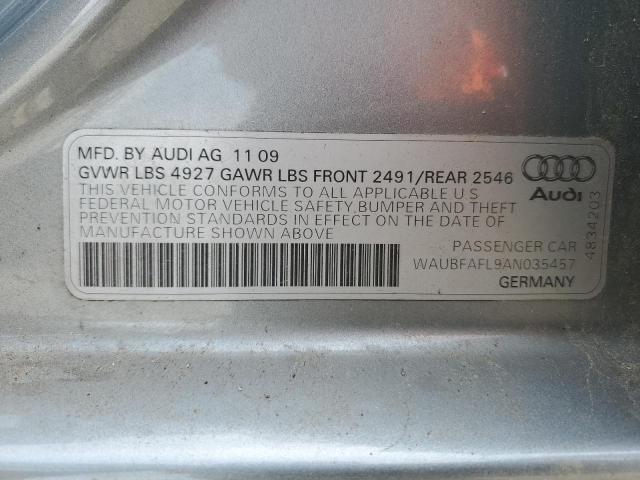 Photo 11 VIN: WAUBFAFL9AN035457 - AUDI A4 