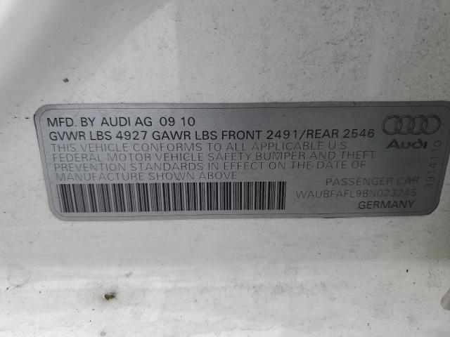 Photo 11 VIN: WAUBFAFL9BN023245 - AUDI A4 PREMIUM 