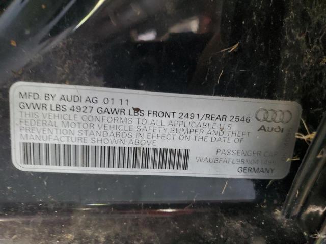 Photo 9 VIN: WAUBFAFL9BN041499 - AUDI A4 PREMIUM 