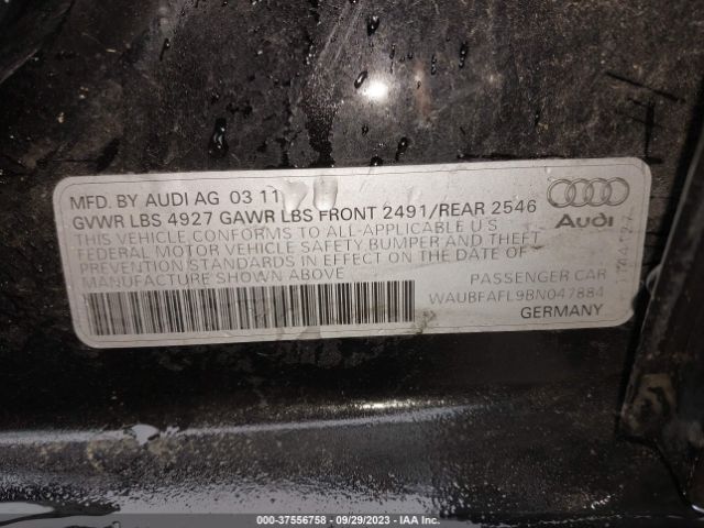 Photo 8 VIN: WAUBFAFL9BN047884 - AUDI A4 