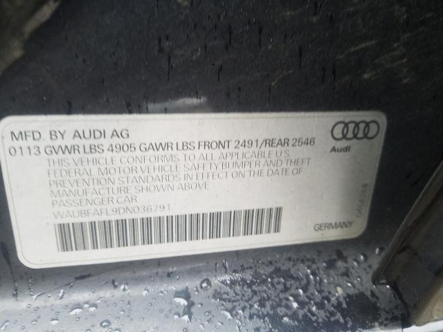 Photo 9 VIN: WAUBFAFL9DN036791 - AUDI A4 