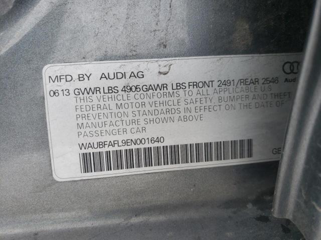 Photo 9 VIN: WAUBFAFL9EN001640 - AUDI A4 PREMIUM 