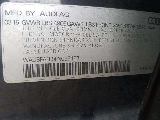 Photo 9 VIN: WAUBFAFL9FN035157 - AUDI A4 PREMIUM 