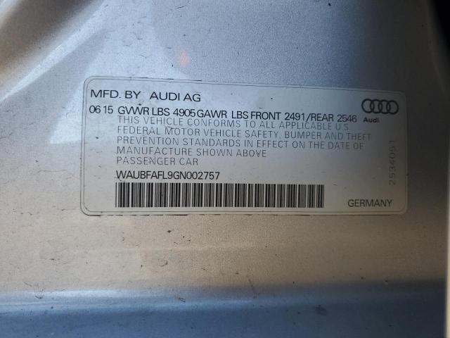 Photo 11 VIN: WAUBFAFL9GN002757 - AUDI A4 PREMIUM 