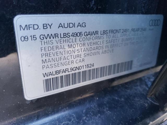 Photo 11 VIN: WAUBFAFL9GN011524 - AUDI A4 