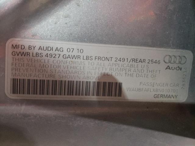 Photo 11 VIN: WAUBFAFLXBN010701 - AUDI A4 PREMIUM 