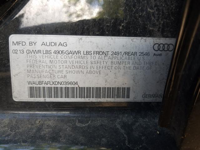 Photo 9 VIN: WAUBFAFLXDN039604 - AUDI A4 PREMIUM 