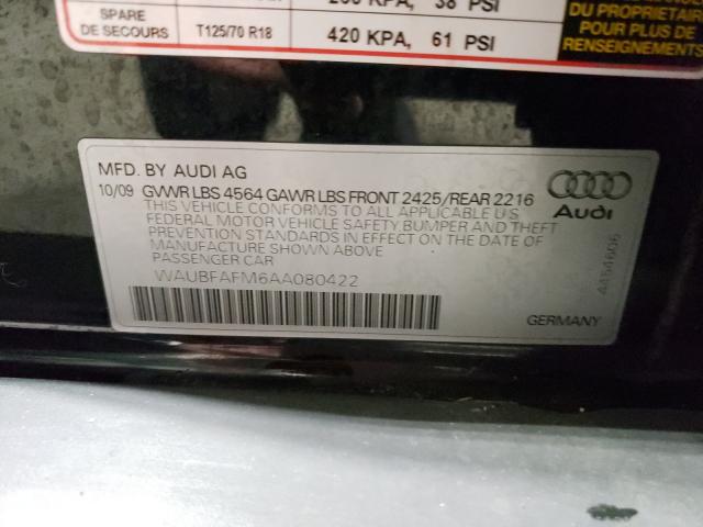 Photo 9 VIN: WAUBFAFM6AA080422 - AUDI A3 PREMIUM 