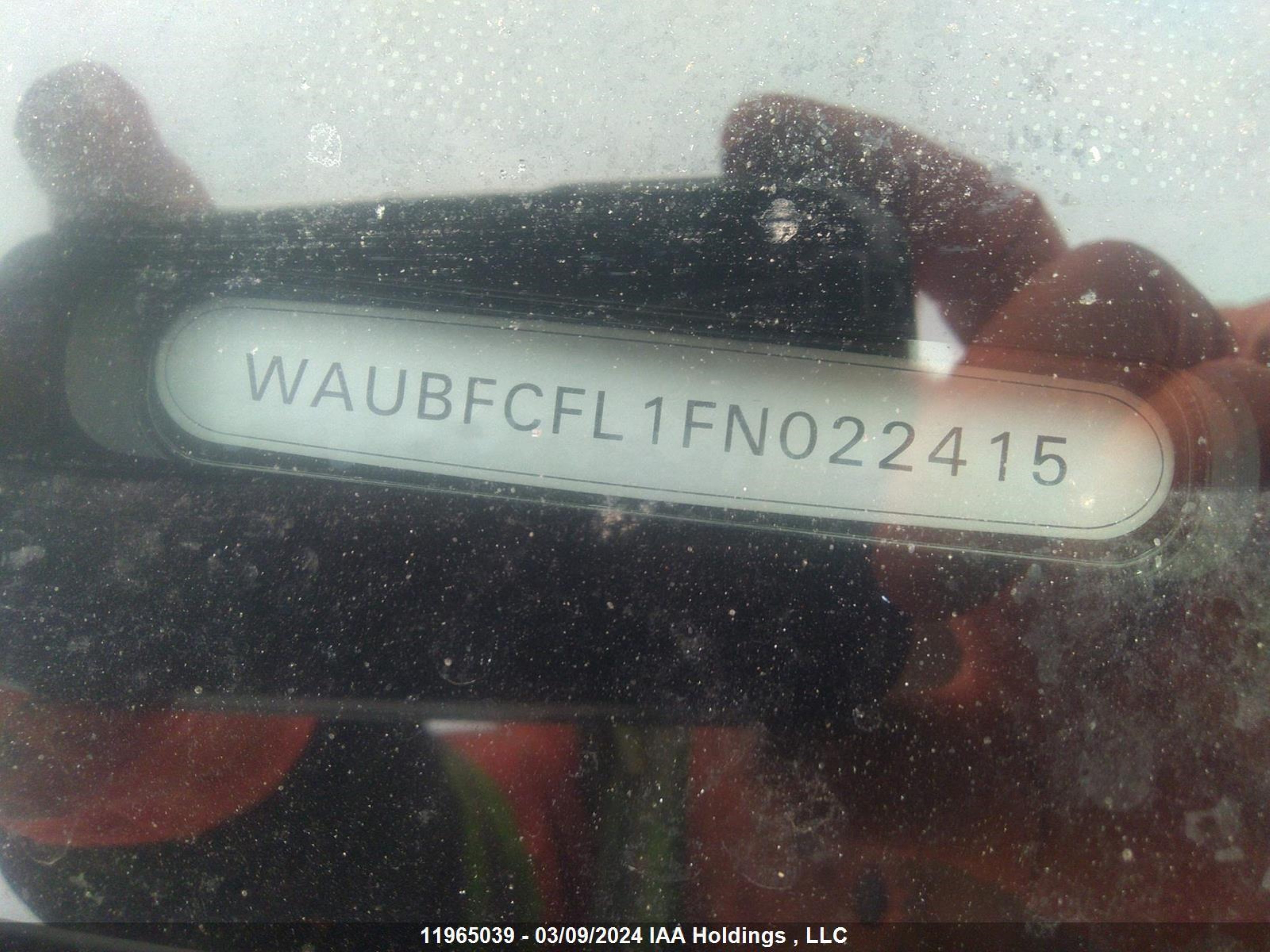 Photo 8 VIN: WAUBFCFL1FN022415 - AUDI A4 