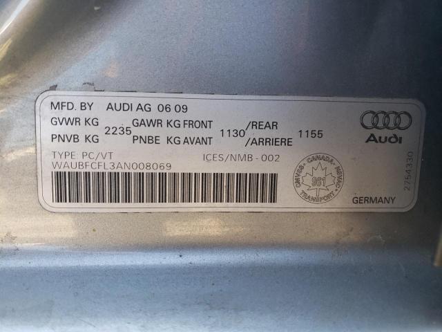 Photo 11 VIN: WAUBFCFL3AN008069 - AUDI A4 PREMIUM 