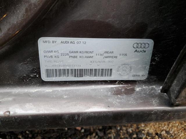 Photo 11 VIN: WAUBFCFL4DN013138 - AUDI A4 PREMIUM 