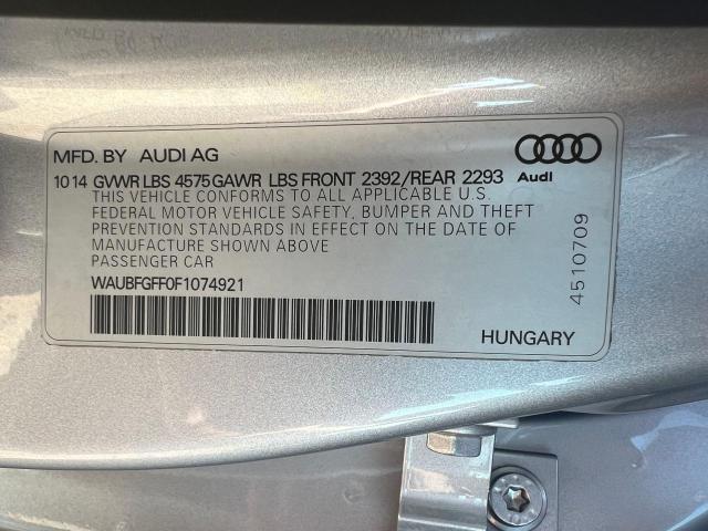 Photo 9 VIN: WAUBFGFF0F1074921 - AUDI A3 PREMIUM 