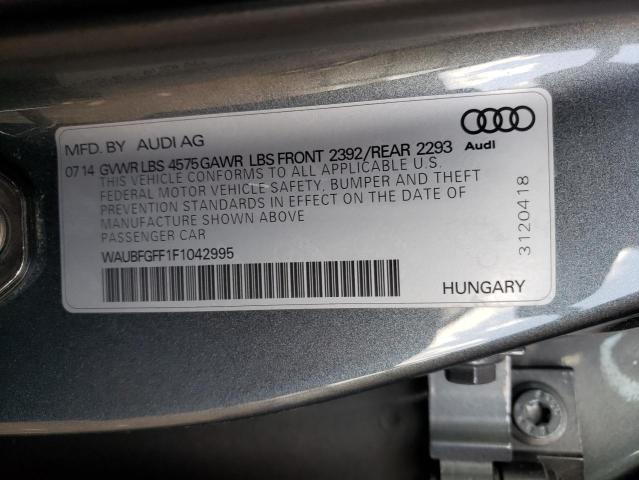 Photo 11 VIN: WAUBFGFF1F1042995 - AUDI S3 