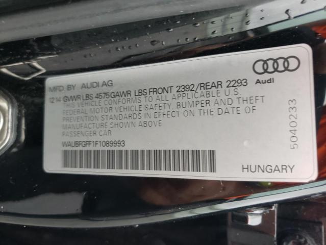 Photo 12 VIN: WAUBFGFF1F1089993 - AUDI A3 PREMIUM 