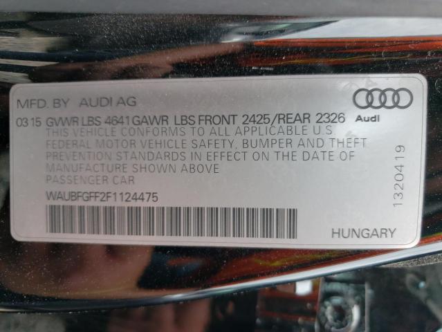 Photo 9 VIN: WAUBFGFF2F1124475 - AUDI S3 PREMIUM 