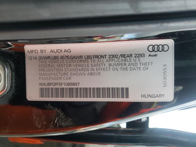 Photo 9 VIN: WAUBFGFF5F1089897 - AUDI A3 