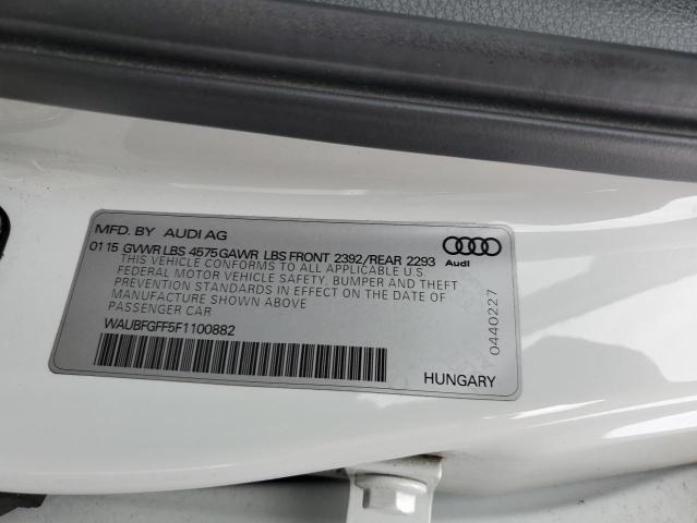 Photo 11 VIN: WAUBFGFF5F1100882 - AUDI A3 