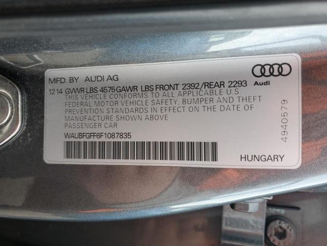 Photo 12 VIN: WAUBFGFF6F1087835 - AUDI A3 