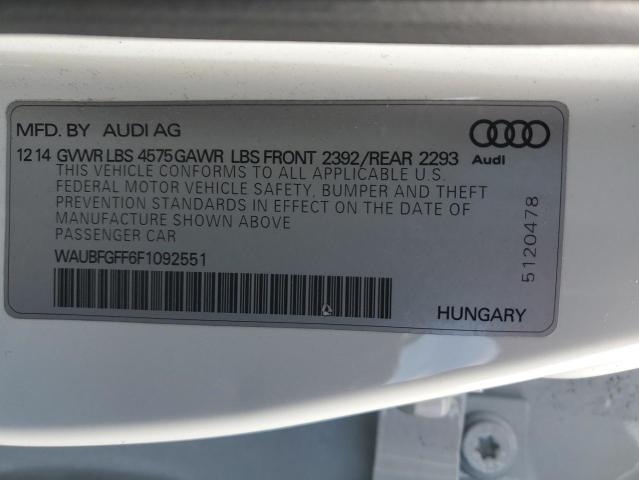 Photo 12 VIN: WAUBFGFF6F1092551 - AUDI S3 