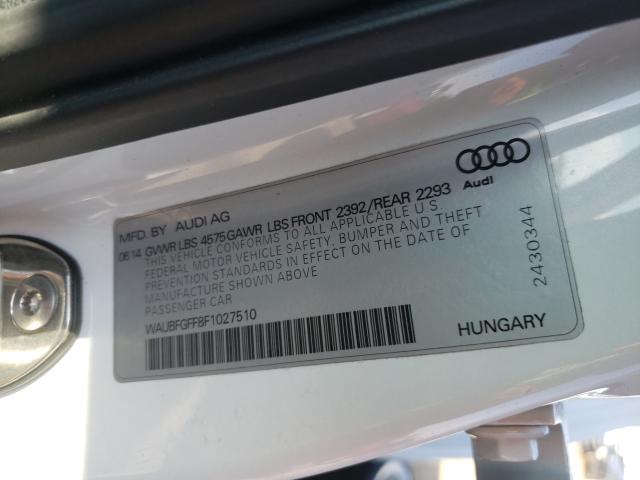 Photo 9 VIN: WAUBFGFF8F1027510 - AUDI A3 