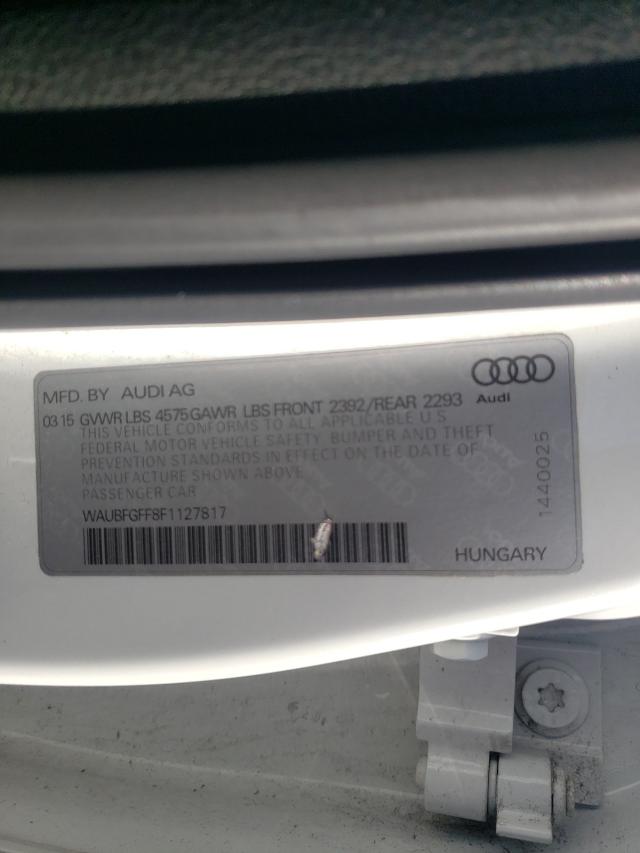 Photo 9 VIN: WAUBFGFF8F1127817 - AUDI A3 QUATTRO 