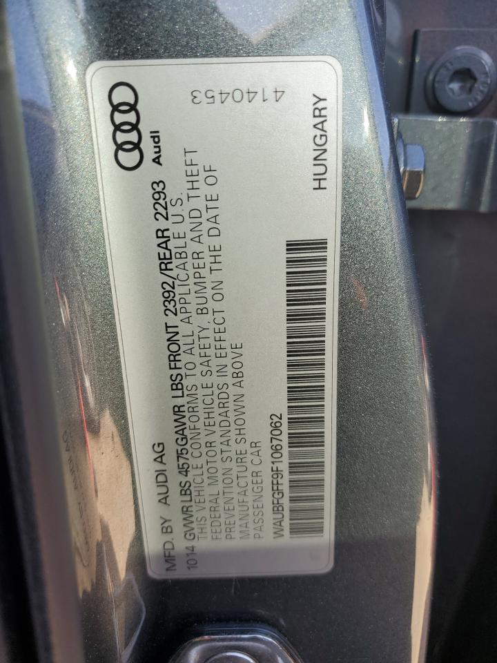 Photo 11 VIN: WAUBFGFF9F1067062 - AUDI A3 