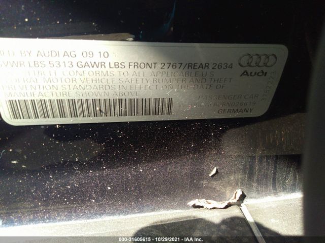 Photo 8 VIN: WAUBGAFB0BN026619 - AUDI A6 